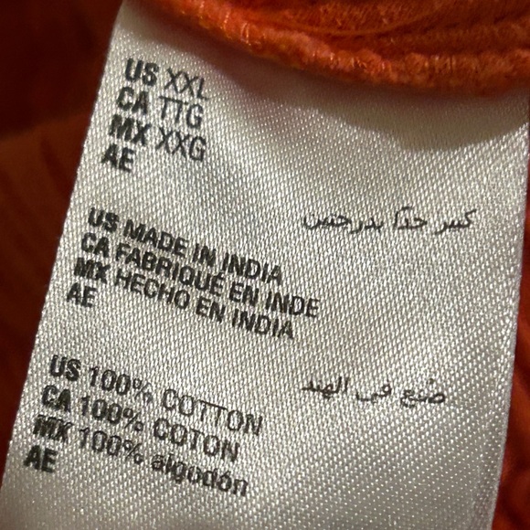 Hot Orange Pants Wide Leg Halloween Holiday Cotton Plus Size XXL Macy’s NEW - Picture 15 of 16